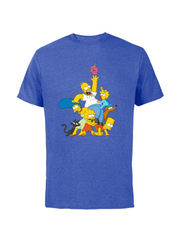 Family Donut Reach - Short Sleeve Cotton T-Shirt for Adults - Customized-Royal Heather