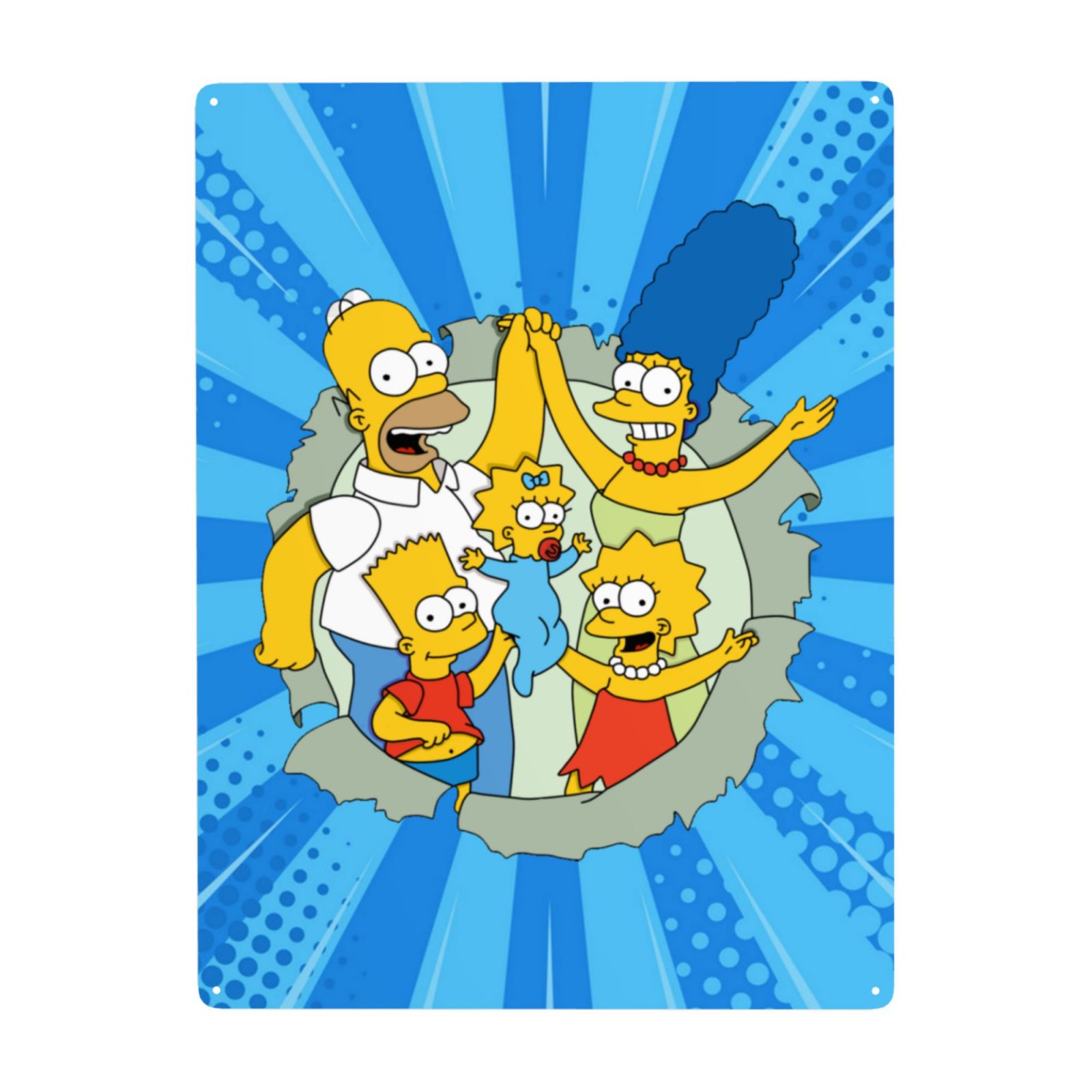 The Simpsons Family Metal Sign Decor 30x40cm Wall Art Sign for Home ...