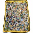thumbnail image 1 of The Simpsons TV Show Characters Lineup Fleece Throw Blanket, 1 of 2