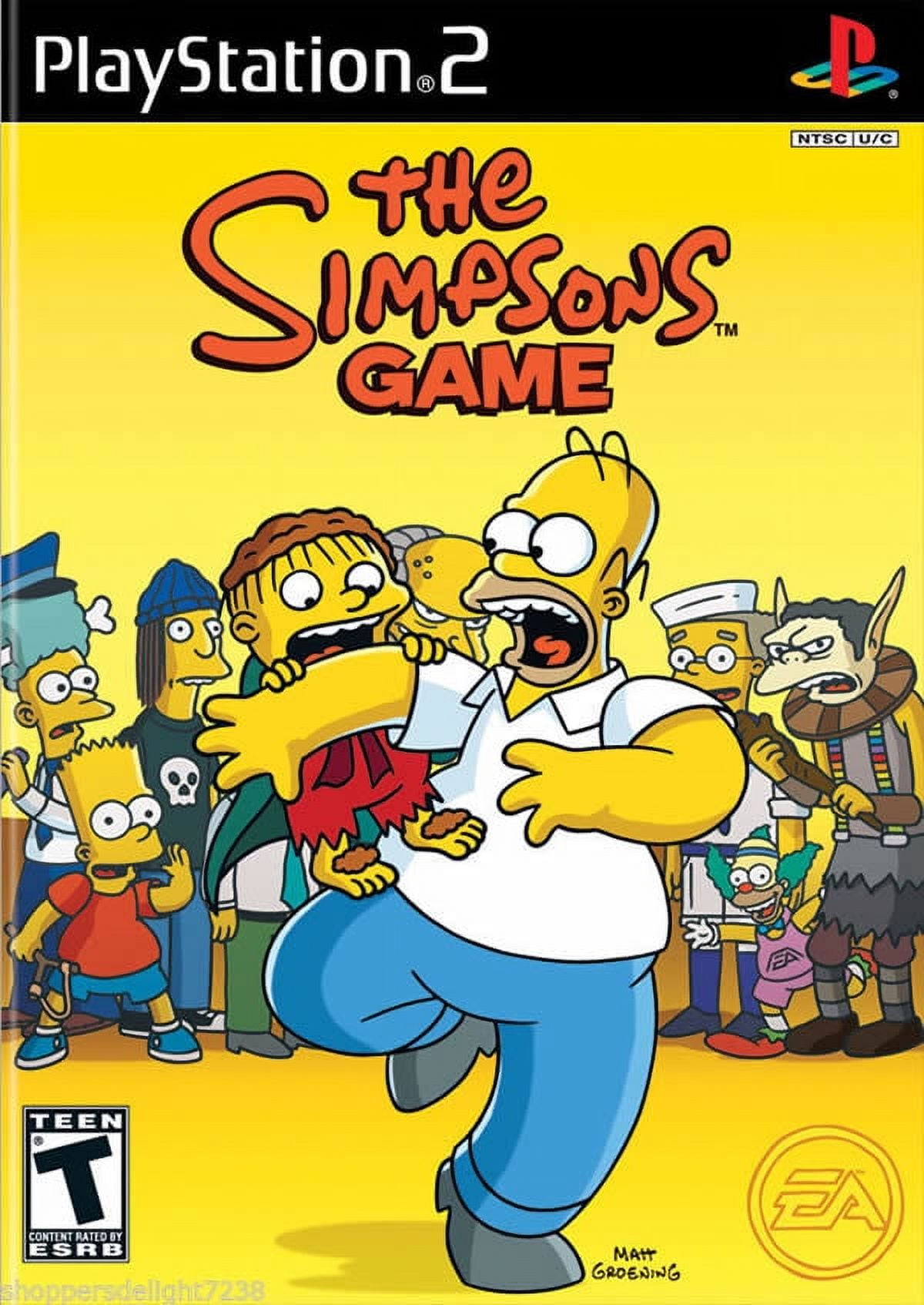 The Simpsons Game PS2 