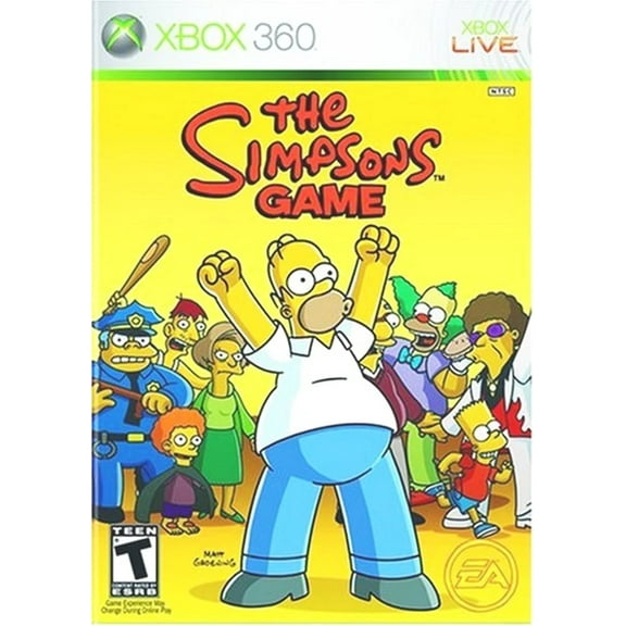 Restored The Simpsons Game Xbox 360