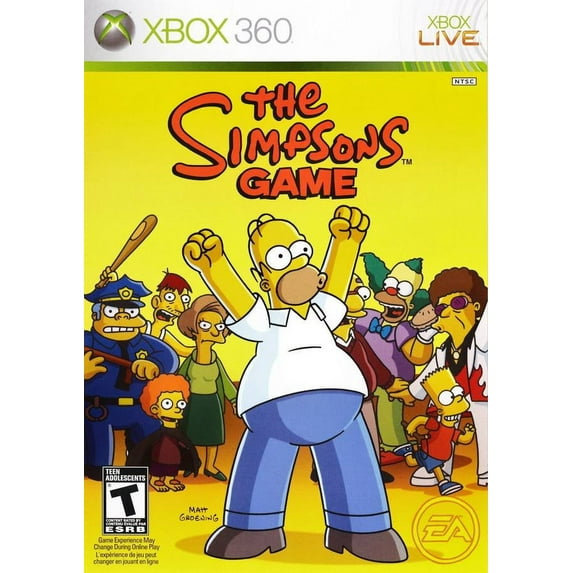 Restored The Simpsons Game - Xbox 360