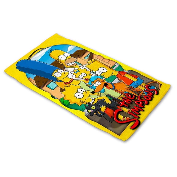 The Simpsons Hand Face Towels for Bathroom Clearance Absorbent Fan Gift Lover Microfiber Quick Dry