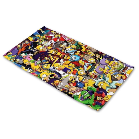 The Simpsons Hand Towels for Bathroom Clearance Face Absorbent Decorative Microfiber Quick Dry Fan Gift Lover