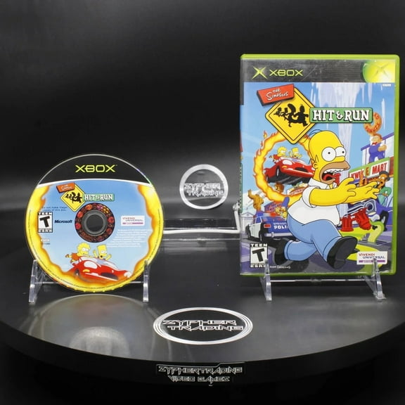 Restored The Simpsons: Hit Run, Physical Format/Xbox, Action & Adventure, Parental Controls, Video Game, 4 Offline Players