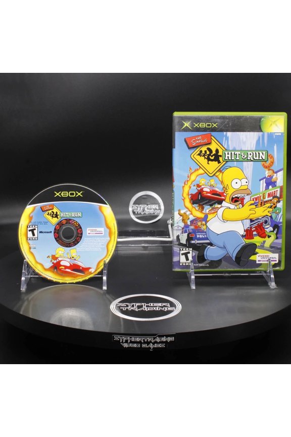 Restored The Simpsons: Hit Run, Physical Format/Xbox, Action & Adventure, Parental Controls, Video Game, 4 Offline Players