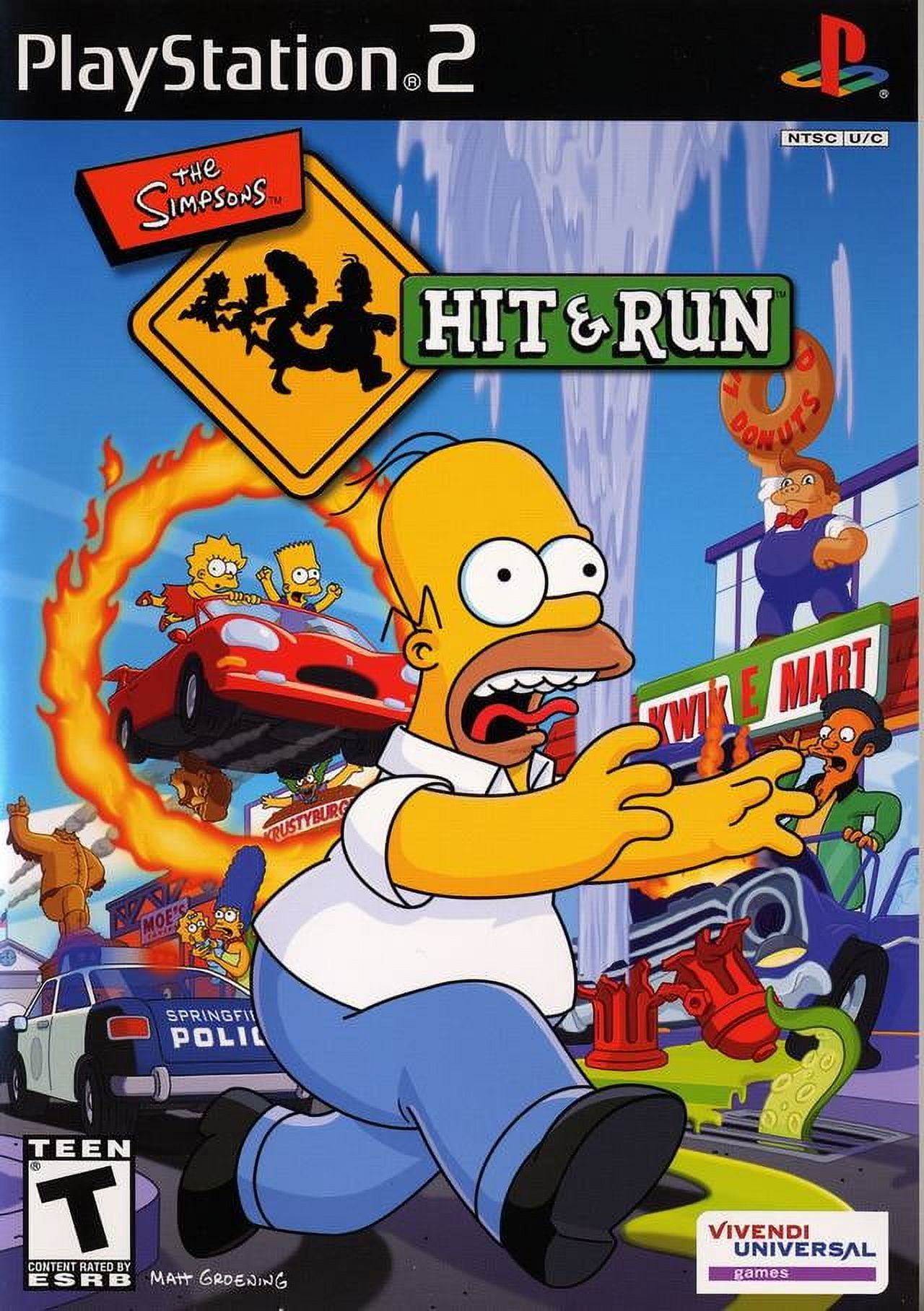 Restored The Simpsons Hit & Run, Vivendi, PlayStation 2, [Physical], VIV72111