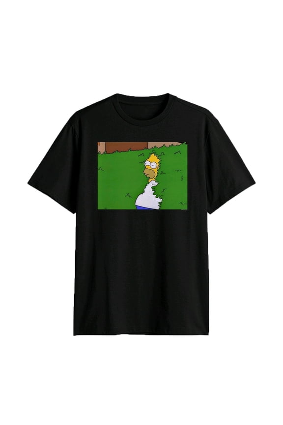The Simpsons Homer Black Graphic T-Shirt - Medium