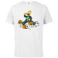 thumbnail image 1 of The Simpsons Homer Halloween Trick or Treat Candy Binge - Short Sleeve Cotton T-Shirt for Adults - Customized-White, 1 of 5
