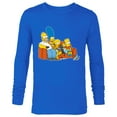 thumbnail image 1 of The Simpsons Homer Marge Maggie Bart Lisa Simpson Couch - Long Sleeve T-Shirt for Men- Customized-Royal, 1 of 5