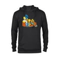 thumbnail image 1 of The Simpsons Homer Marge Maggie Bart Lisa Simpson Couch - Pullover Hoodie for Adults- Customized-Black, 1 of 5