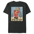 thumbnail image 1 of The Simpsons Homer Santa Christmas Holiday D’oh-Ho-Ho - Short Sleeve Blended T-Shirt for Adults - Customized-Dark Heather, 1 of 5