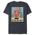thumbnail image 1 of The Simpsons Homer Santa Christmas Holiday D’oh-Ho-Ho - Short Sleeve Blended T-Shirt for Adults - Customized-Navy Heather, 1 of 5