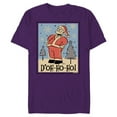 thumbnail image 1 of The Simpsons Homer Santa Christmas Holiday D’oh-Ho-Ho - Short Sleeve Blended T-Shirt for Adults - Customized-Purple, 1 of 5
