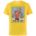 thumbnail image 1 of The Simpsons Homer Santa Christmas Holiday D’oh-Ho-Ho - Short Sleeve Cotton T-Shirt for Adults - Customized-Yellow, 1 of 5