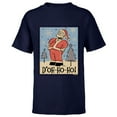 thumbnail image 1 of The Simpsons Homer Santa Christmas Holiday D’oh-Ho-Ho - Short Sleeve T-Shirt for Kids - Customized-Navy, 1 of 5