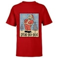 thumbnail image 1 of The Simpsons Homer Santa Christmas Holiday D’oh-Ho-Ho - Short Sleeve T-Shirt for Kids - Customized-Red, 1 of 5