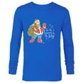 thumbnail image 1 of The Simpsons Homer Santa Christmas Season to be Jelly - Long Sleeve T-Shirt for Men - Customized-Navy, 1 of 5