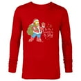 thumbnail image 1 of The Simpsons Homer Santa Christmas Season to be Jelly - Long Sleeve T-Shirt for Men - Customized-New Red, 1 of 5