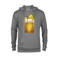 thumbnail image 1 of The Simpsons Homer Simpson Beer There’s a Temporary Solution - Pullover Hoodie for Adults - Customized-Athletic Heather, 1 of 5