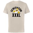 thumbnail image 1 of The Simpsons Homer Simpson Generation XXXL - Short Sleeve Cotton T-Shirt for Adults - Customized-Natural, 1 of 5