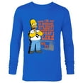 thumbnail image 1 of The Simpsons Homer Simpson Just an Ordinary Blue Collar Slob - Long Sleeve T-Shirt for Men - Customized-Navy, 1 of 5