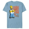 thumbnail image 1 of The Simpsons Homer Simpson Just an Ordinary Blue Collar Slob - Short Sleeve Blended T-Shirt for Adults - Customized-Ocean Blue, 1 of 5