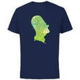 thumbnail image 1 of The Simpsons Homer Simpson Sprinkles Head - Short Sleeve Cotton T-Shirt for Adults - Customized-Navy, 1 of 5