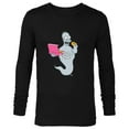 thumbnail image 1 of The Simpsons Homer Simson Ghost Donuts - Long Sleeve T-Shirt for Men - Customized-Black, 1 of 5