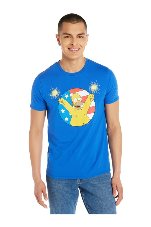 Homer Woohoo Men's and Big Men’s Graphic T-Shirt, Sizes XS-3XL