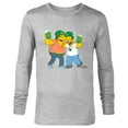 thumbnail image 1 of The Simpsons Homer and Barney Cheers to St. Patrick’s Day - Long Sleeve T-Shirt for Men - Customized-Athletic Heather, 1 of 5