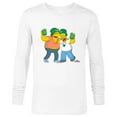 thumbnail image 1 of The Simpsons Homer and Barney Cheers to St. Patrick’s Day - Long Sleeve T-Shirt for Men - Customized-White, 1 of 5