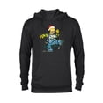 thumbnail image 1 of The Simpsons Homer and Snowball Tangled Holiday - Pullover Hoodie for Adults – Customized-Black, 1 of 5