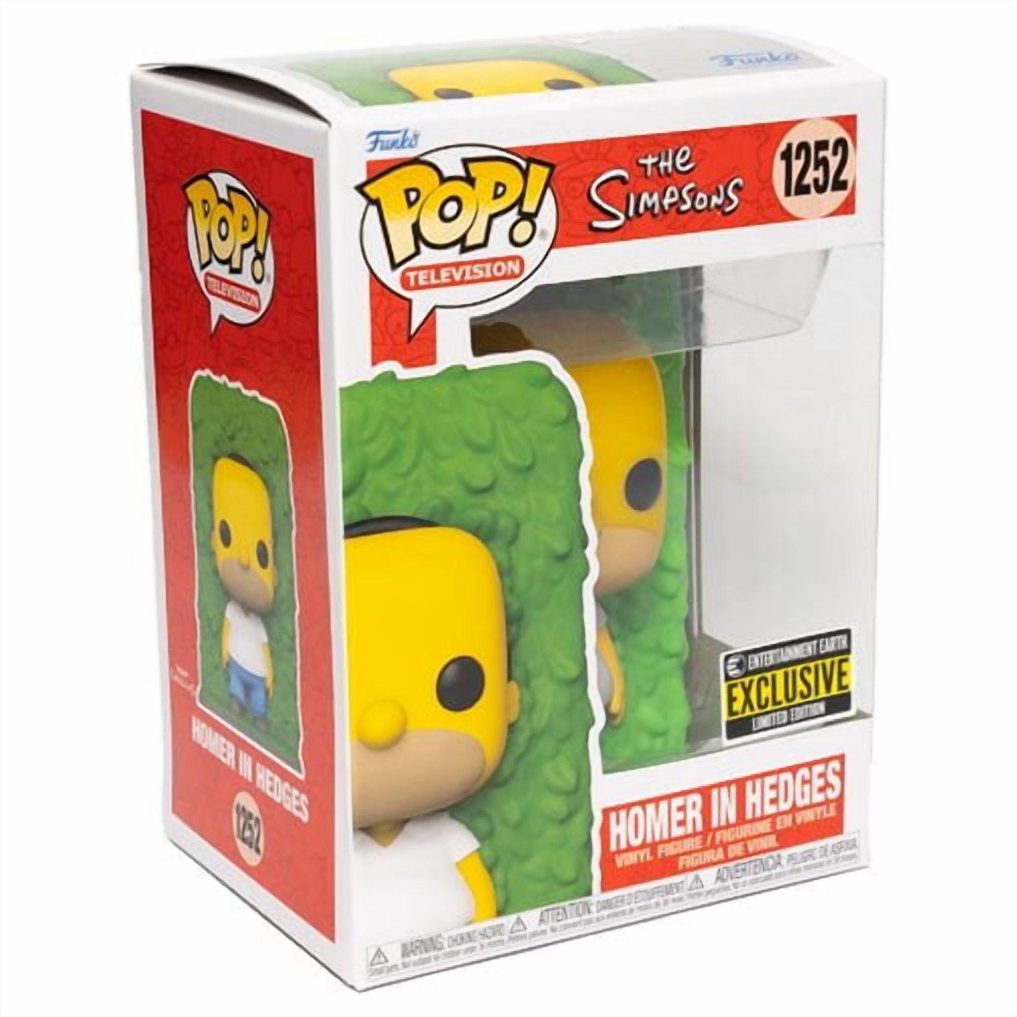 Funko Pop! The Simpsons Homer in Hedges Vinyl Figure 1252