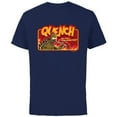 thumbnail image 1 of The Simpsons Homerzilla Quench the Thirst Monster - Short Sleeve Cotton T-Shirt for Adults - Customized-Athletic Navy, 1 of 5