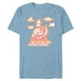 thumbnail image 1 of The Simpsons Homerzilla Treehouse of Horror - Short Sleeve Blended T-Shirt for Adults - Customized-Celadon Snow Heather, 1 of 5