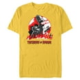 thumbnail image 1 of The Simpsons Homerzilla Treehouse of Horror - Short Sleeve Blended T-Shirt for Adults - Customized-Yellow, 1 of 5