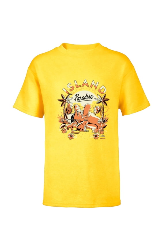 Island Paradise Treehouse of Horror - Short Sleeve T-Shirt for Kids - Customized-Sunflower