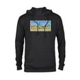 thumbnail image 1 of The Simpsons Isle Style Beach Surfing Bart and the Crew - Pullover Hoodie for Adults - Customized-Black, 1 of 5