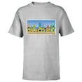 thumbnail image 1 of The Simpsons Isle Style Beach Surfing Bart and the Crew - Short Sleeve T-Shirt for Kids - Customized-Athletic Heather, 1 of 5