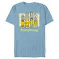 thumbnail image 1 of The Simpsons Isle Style Board Meeting Beach Surfing - Short Sleeve Blended T-Shirt for Adults - Customized-Ocean Blue, 1 of 5