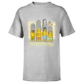 thumbnail image 1 of The Simpsons Isle Style Board Meeting Beach Surfing - Short Sleeve T-Shirt for Kids - Customized-Athletic Heather, 1 of 5