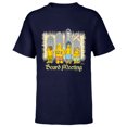 thumbnail image 1 of The Simpsons Isle Style Board Meeting Beach Surfing - Short Sleeve T-Shirt for Kids - Customized-Navy, 1 of 5