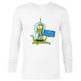 thumbnail image 1 of The Simpsons Kang and Kodos Earth Capital - Long Sleeve T-Shirt for Men - Customized-White, 1 of 5
