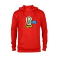thumbnail image 1 of The Simpsons Kang and Kodos Earth Capital - Pullover Hoodie for Adults - Customized-Red, 1 of 5