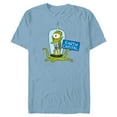 thumbnail image 1 of The Simpsons Kang and Kodos Earth Capital - Short Sleeve Blended T-Shirt for Adults - Customized-Ocean Blue, 1 of 5