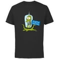 thumbnail image 1 of The Simpsons Kang and Kodos Earth Capital - Short Sleeve Cotton T-Shirt for Adults - Customized-Black, 1 of 5