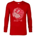 thumbnail image 1 of The Simpsons Koi Blinky Yin Yang Japanese - Long Sleeve T-Shirt for Men – Customized-New Red, 1 of 5