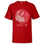 The Simpsons Koi Blinky Yin Yang Japanese - Short Sleeve T-Shirt for Kids – Customized-Red