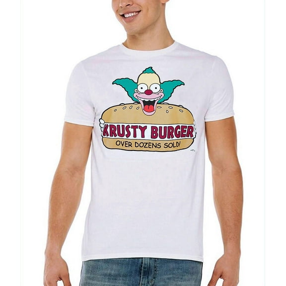 The Simpsons Krusty Burger Adult T-Shirt